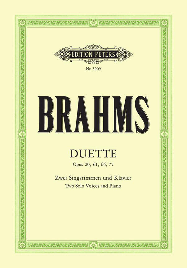 Johannes Brahms: 14 Duette für Sopr. u.Alt