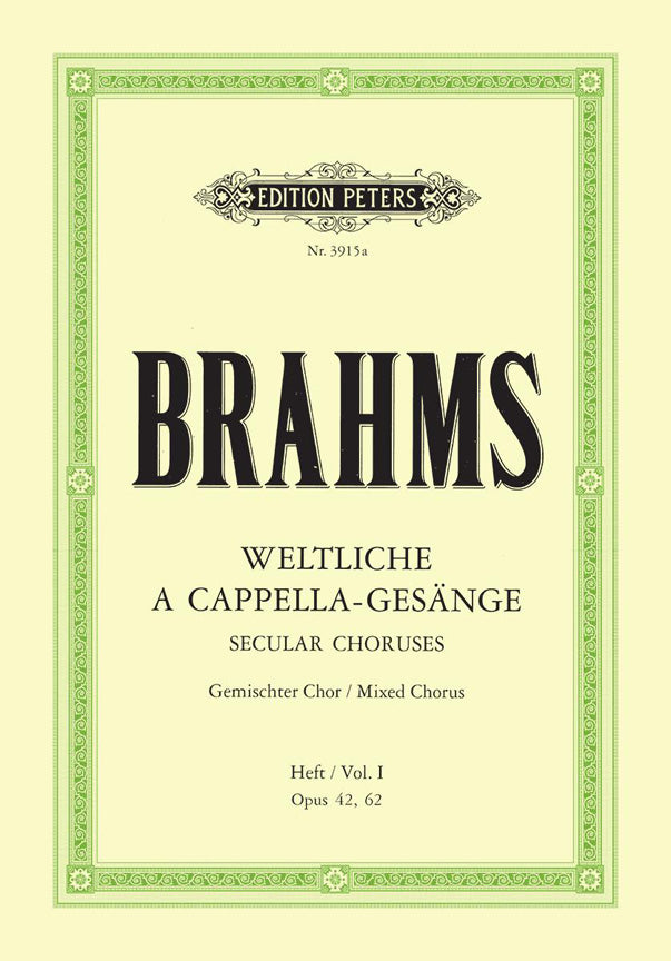 Weltliche Gesange 1 Op.42(62)