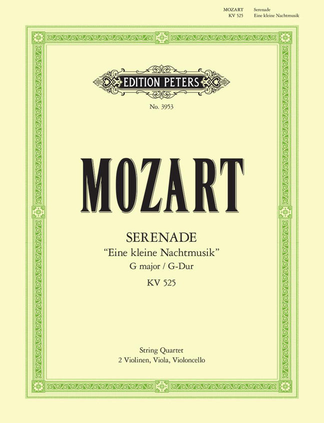 Mozart: Serenade G-Dur KV 525 "Eine kleine Nachtmusik" (Wien, 10. August 1787)
