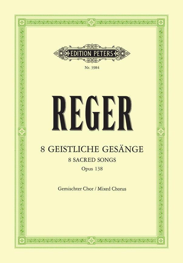 Max Reger: Geistliche Gesange