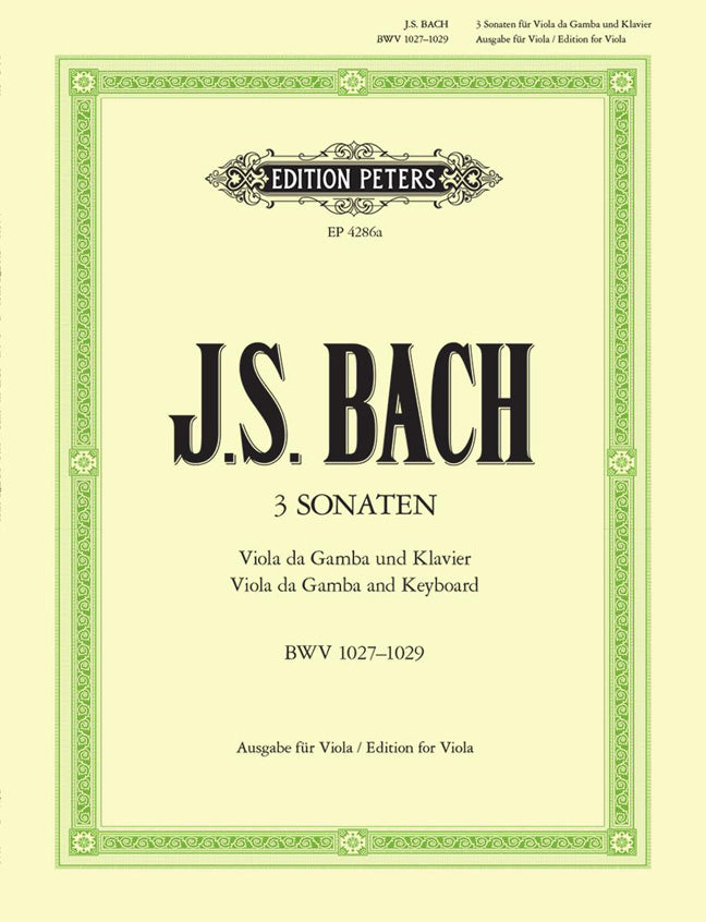 Bach: Viola da gamba Sonatas