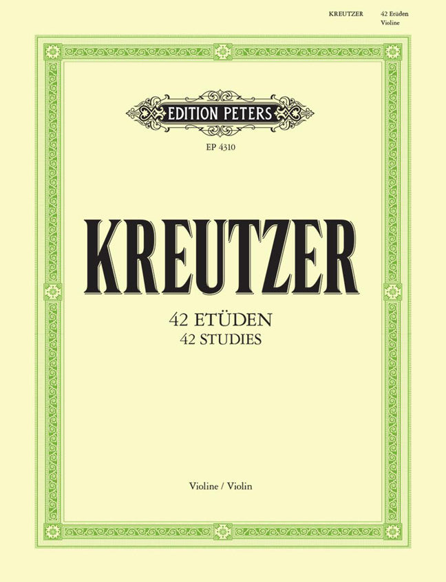 Rodolphe Kreutzer: 42 Etuden (Capricen)
