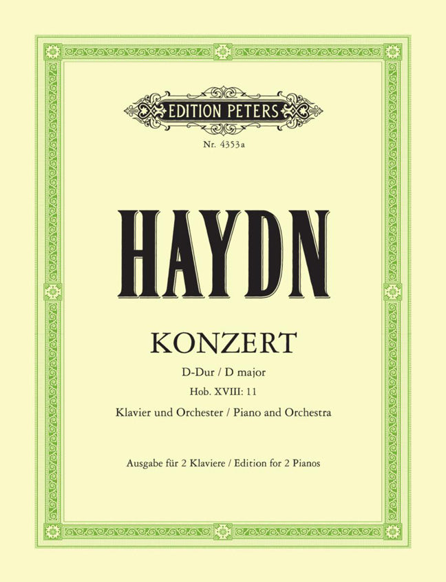 Joseph Haydn: Concert D-Dur Hob.XVIII:11