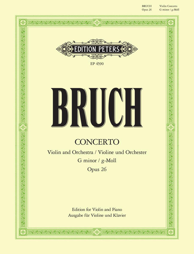 Bruch: Concert 01 G Opus26