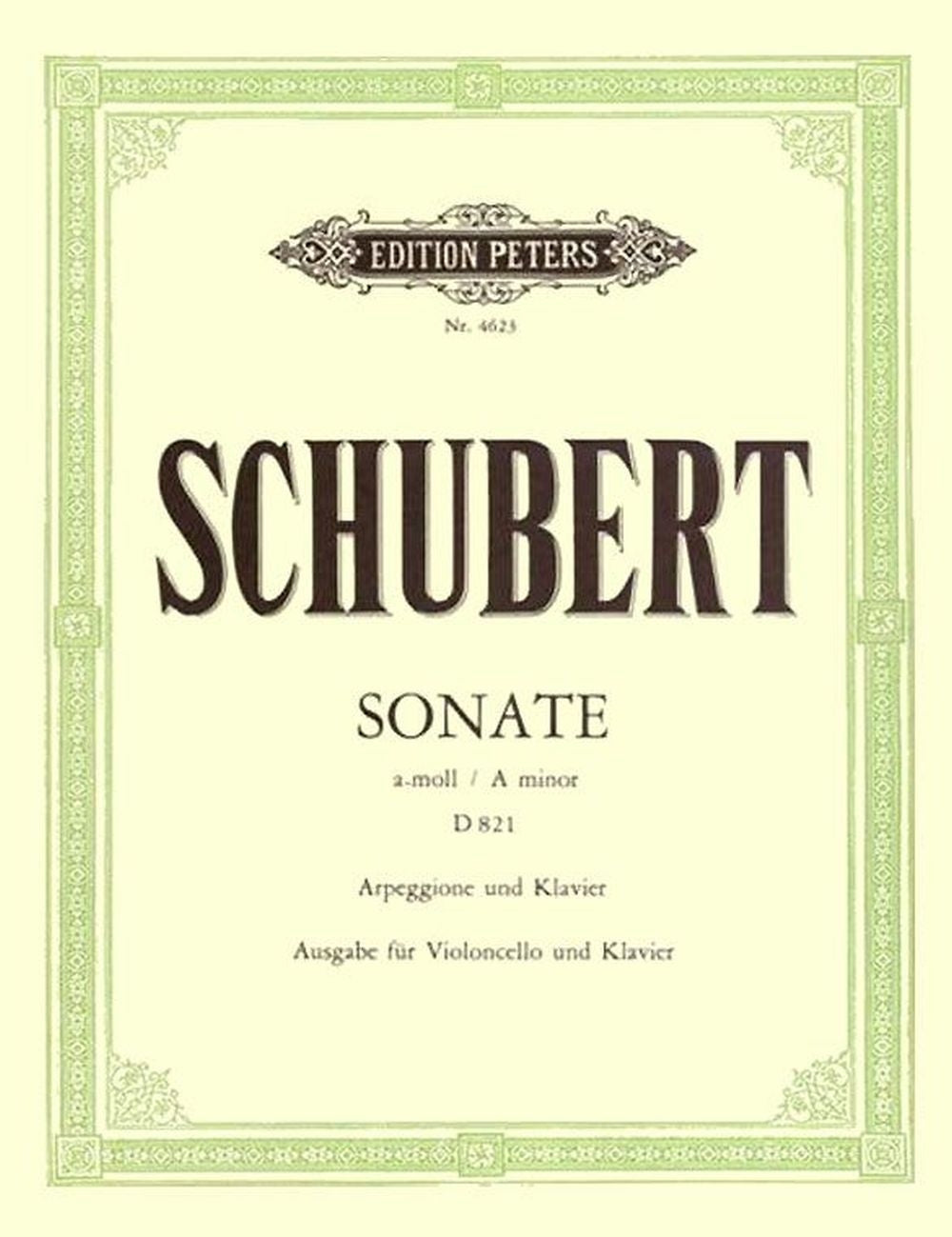 Franz Schubert: Sonate A Arpeggione
