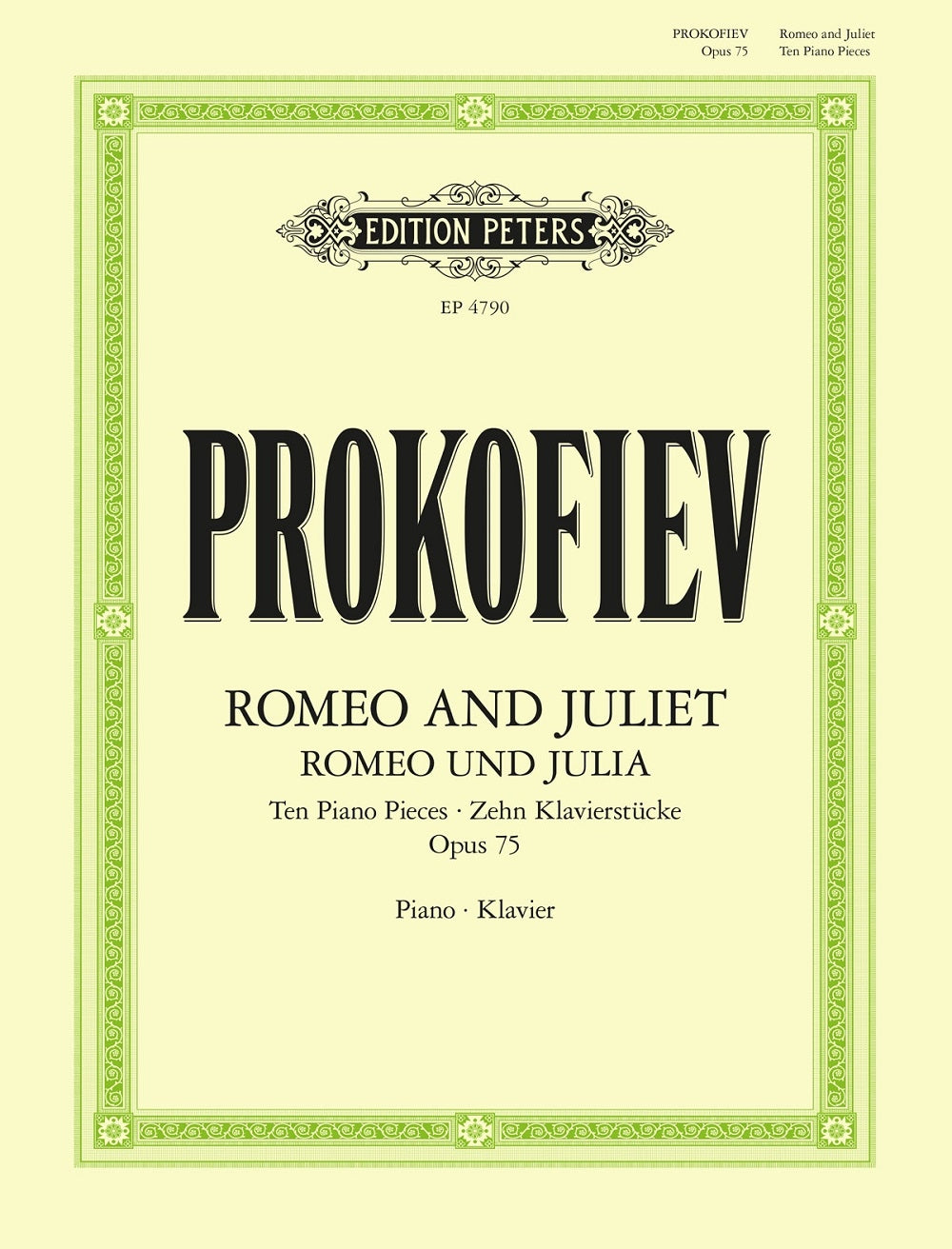 Romeo and Juliet Op.75