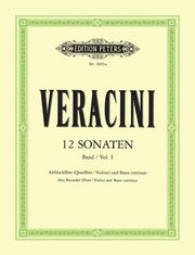Francesco Maria Veracini: 12 Sonatas Opus 1, Vol.1