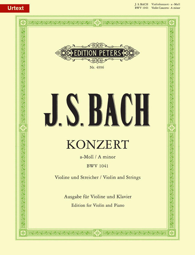 Bach: Concert 01 A Bwv1041