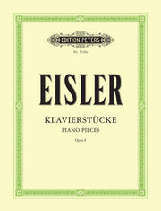 Hanns Eisler: Piano Pieces Op.8