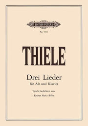 3 Lieder für eine Altstimme und Klavier