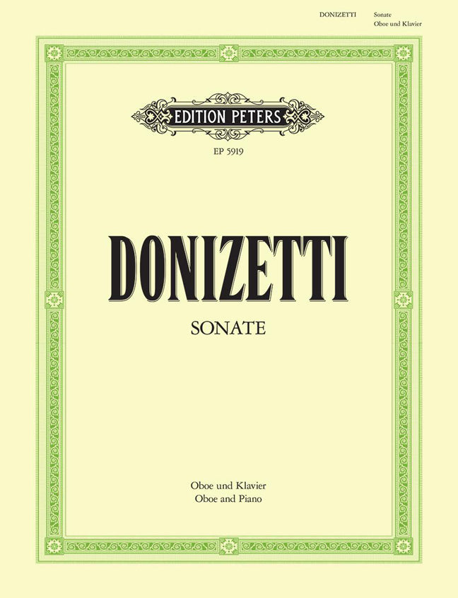 Gaetano Donizetti: Oboe Sonata in F