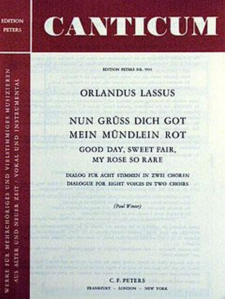 Nun grüß dich Got, mein Mündlein rot