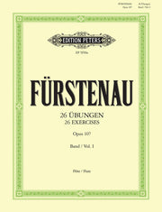 Firstenau: 26 Übungen Fur Flöte, Band 1 op. 107 -Kreuz-Tonarten