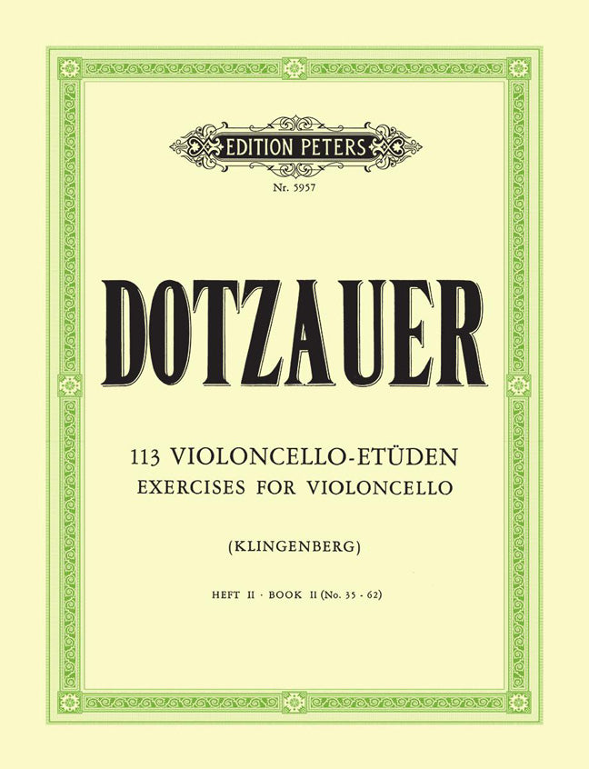 Dotzauer: 113 Exercises Vol.2