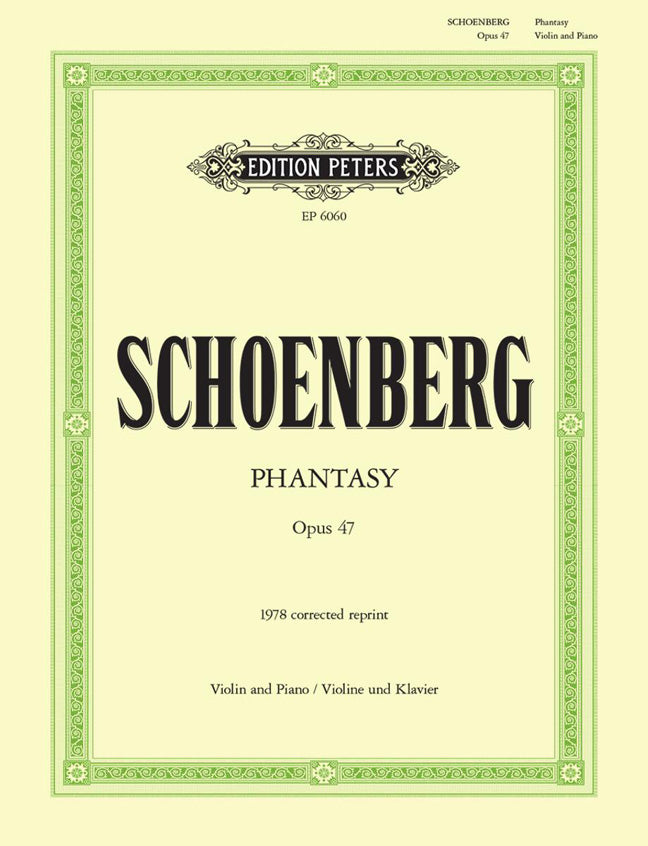 Arnold Schoenberg: Phantasy Opus 47