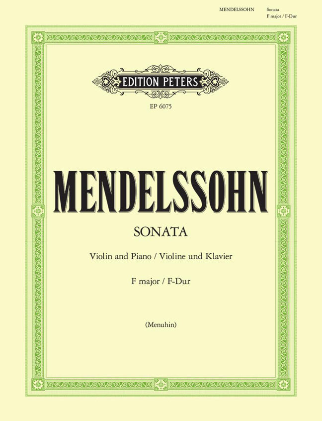 Felix Mendelssohn: Sonata in F