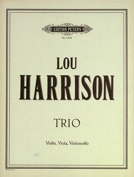 Lou Harrison: Trio