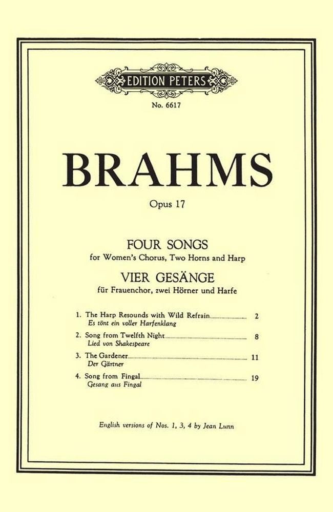 Four Songs Op.17 Horn 1