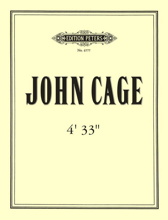 John Cage: 4'33 Variable Bezetting