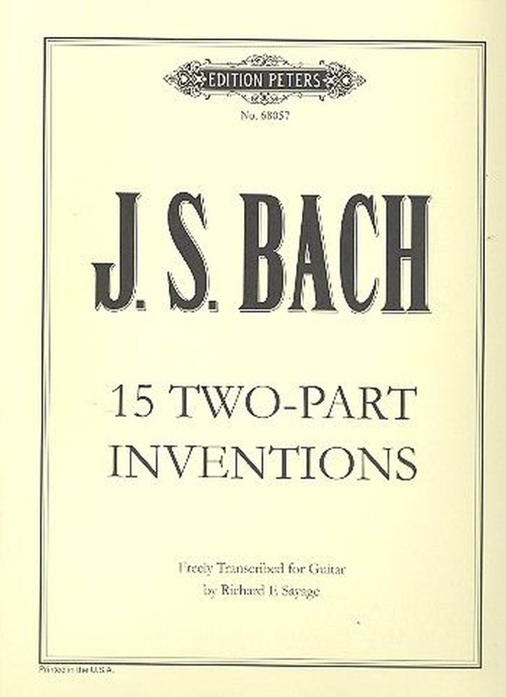 Bach: 15 Two-part Inventions