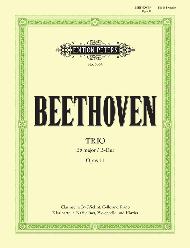 Beethoven: Trio in B flat Opus 11