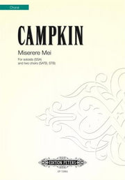 Alexander Campkin: Miserere mei (SSA/SATB/STB)