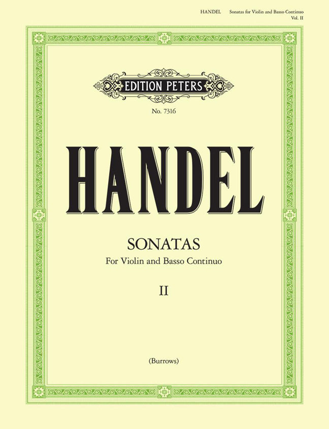 Handel: Sonaten Vol. 2 (Burrows)