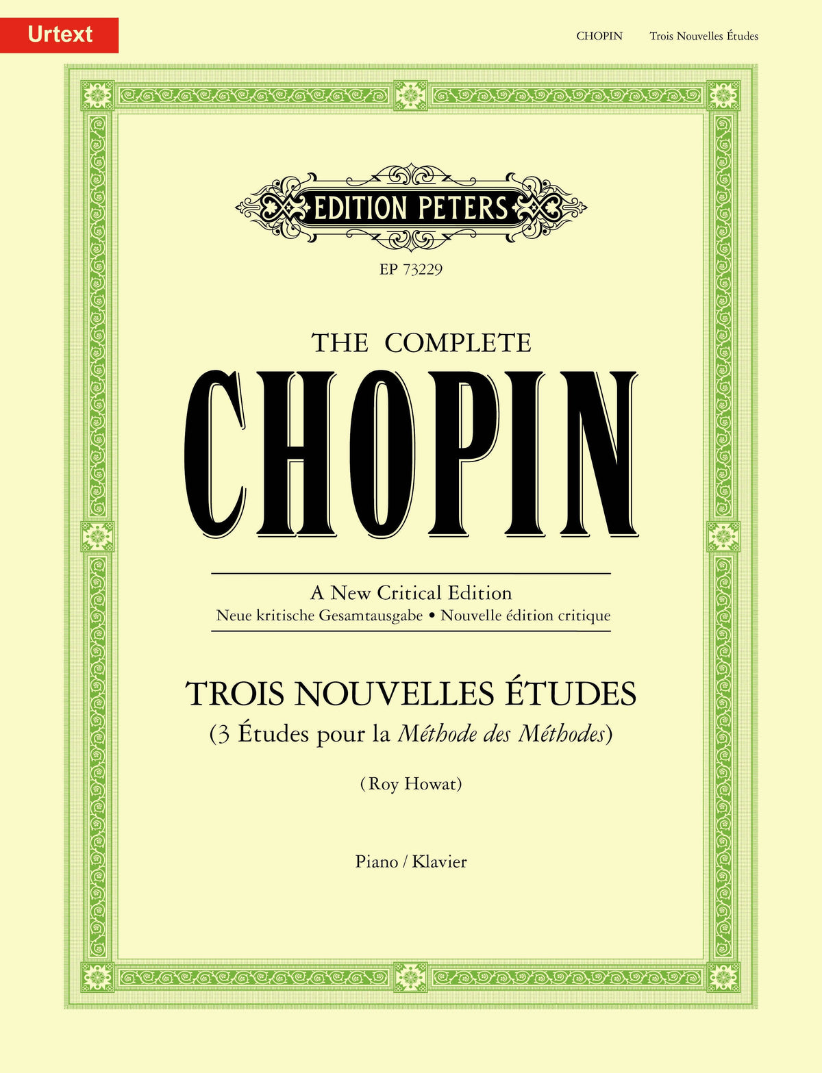 Trois Nouvelles Etudes