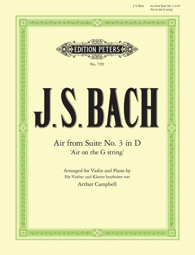 Bach: Air D
