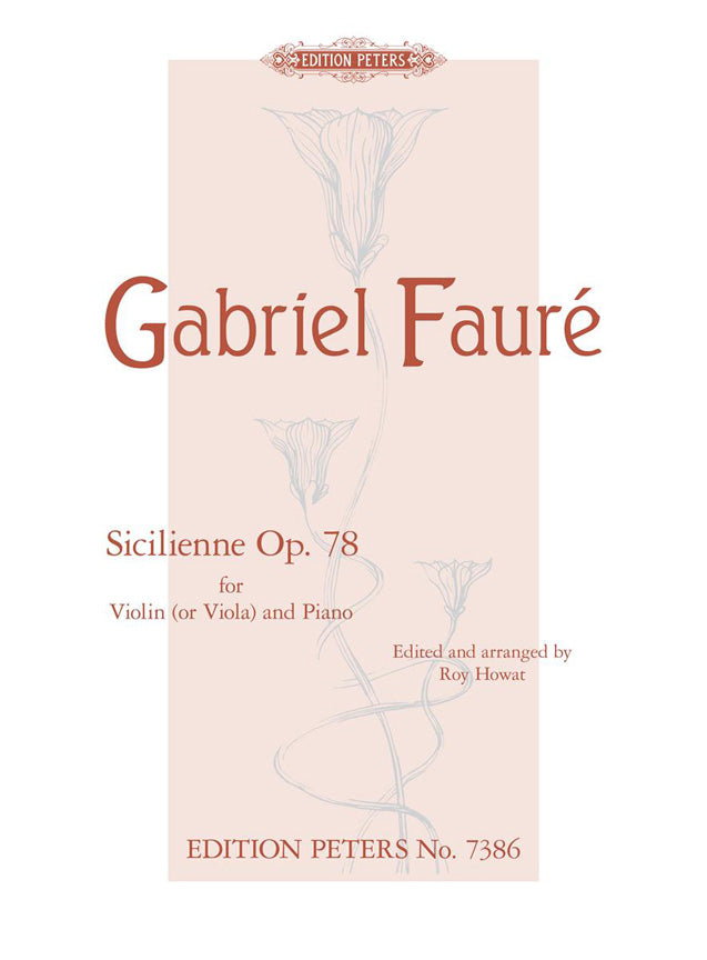 Faure: Sicilienne Op.78  (Altviool)