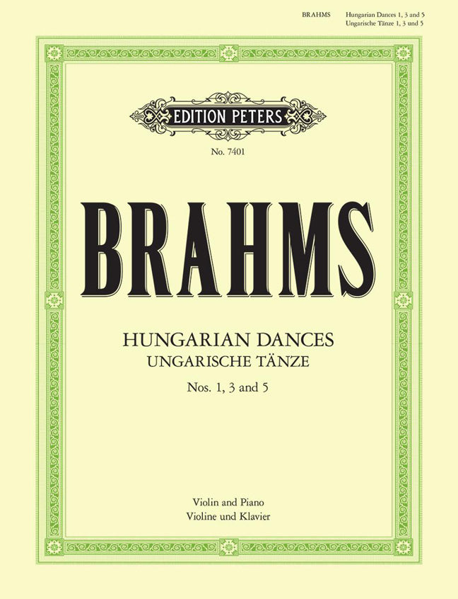 Johannes Brahms: Hungarian Dances Nos.1, 3, 5