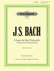 Bach: Suites (Sonatas BWV 10071012 )  Arranged For Solo Viola