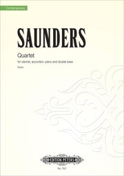 Rebecca Saunders: Quartet for Clarinet, Accordian, Bass and Piano