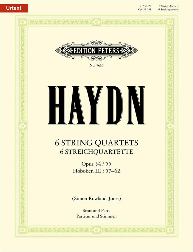 Joseph Haydn: The 6 Strijkkwartetten Opus 54 & Opus 55