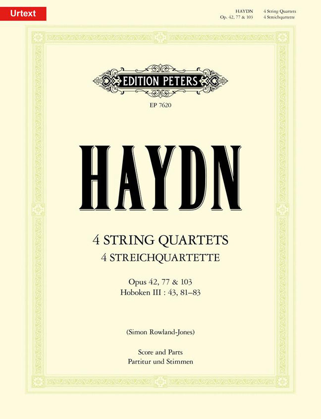 Joseph Haydn: The 6 Strijkkwartetten Opus 77 & Opus 103