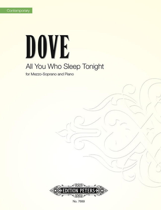 Jonathan Dove: All You Who Sleep Tonight