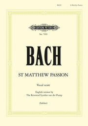 Bach: St. Matthew Passion BWV 244