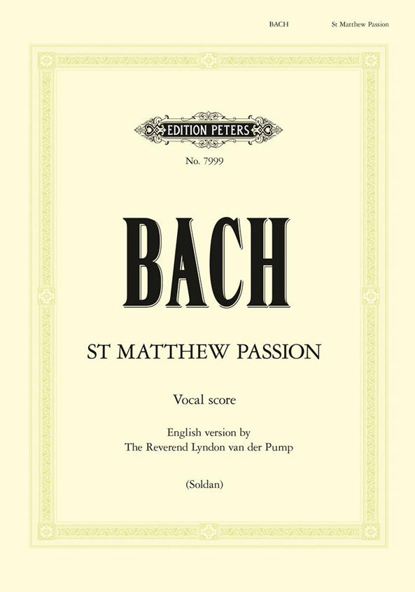 Bach: St. Matthew Passion BWV 244
