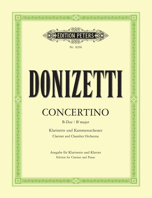 Gaetano Donizetti: Clarinet Concertino in B flat