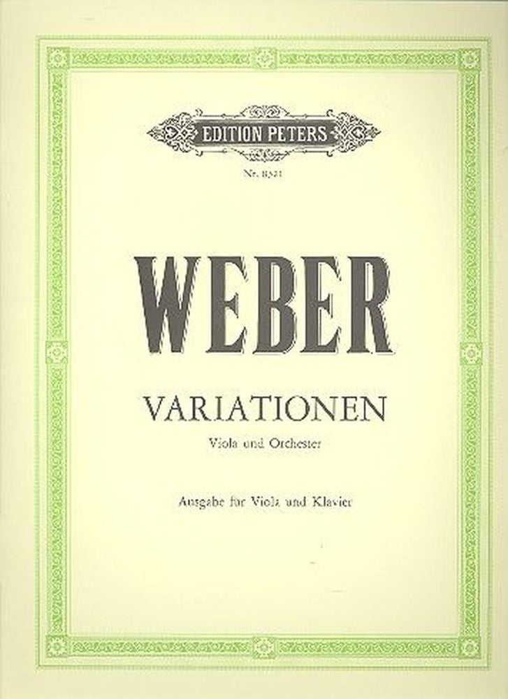 Carl Maria von Weber: Variationen