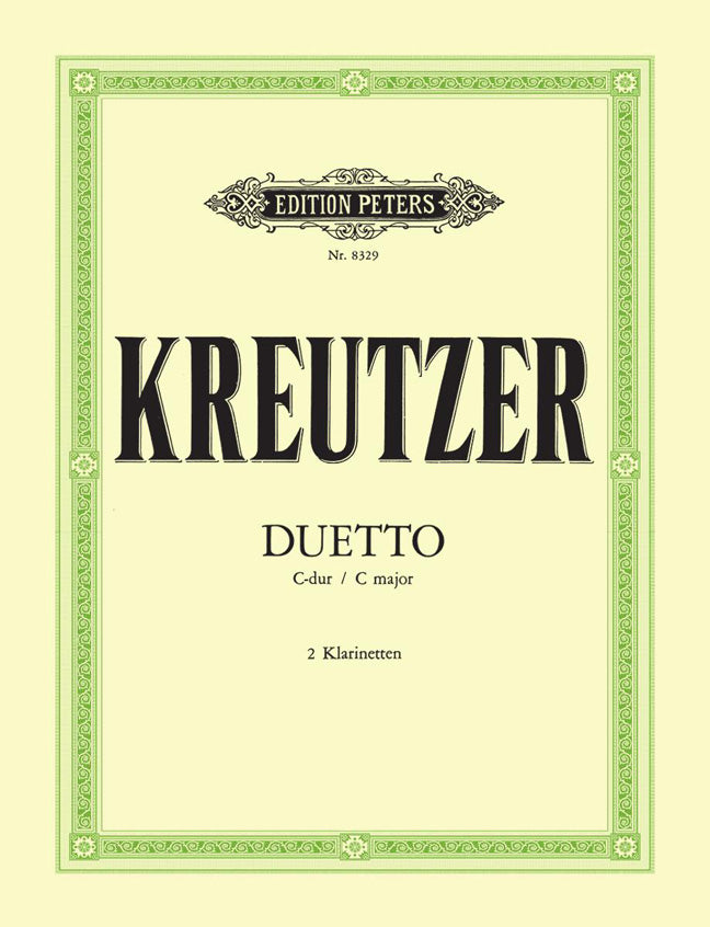 Duet in C fuer 2 Clarinets