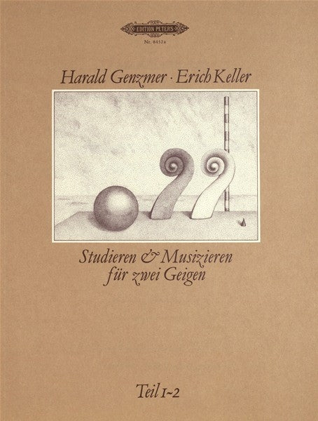 Studieren und Musizieren für 2 Geigen, 1