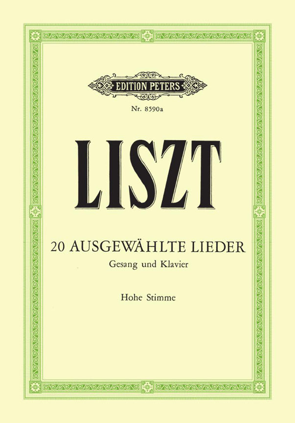 Franz Liszt: Lieder
