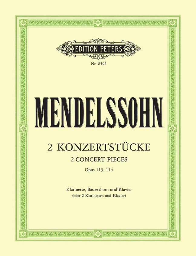 Felix Mendelssohn: 2 Konzertstücke Opus 113, 114