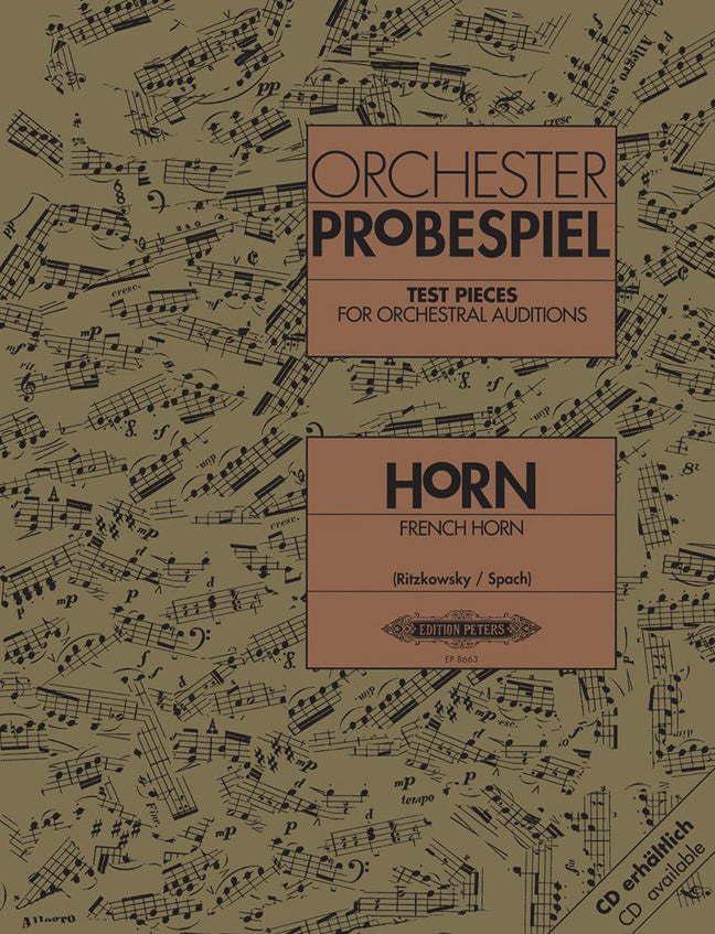 Test Pieces for Orchestral Auditions Horn