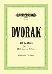 Dvorak: Te Deum op. 103 (Vocal Score)