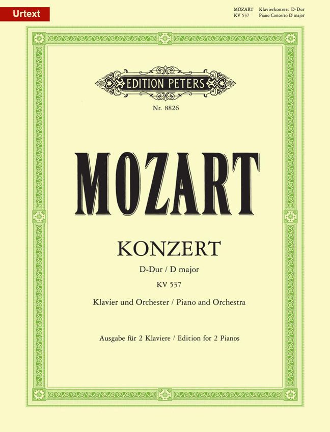 Mozart: Concert 26 D Kv537