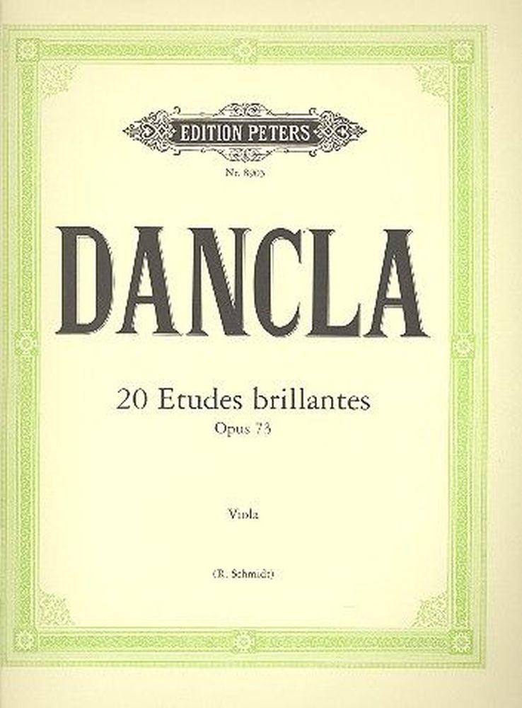Dancla: 20 Etudes brillantes Opus73