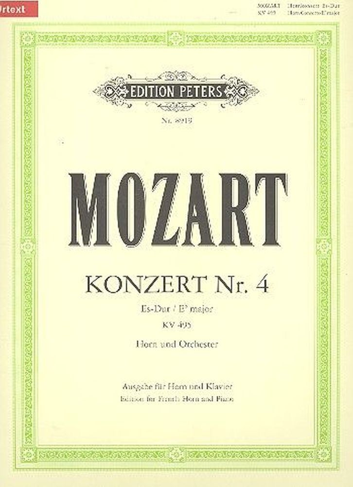 Mozart: Konzert für Horn und Orchester Es-Dur KV 495