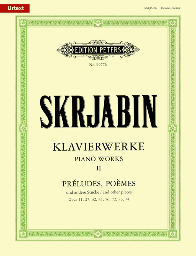 Scriabin: Klavierwerke 2